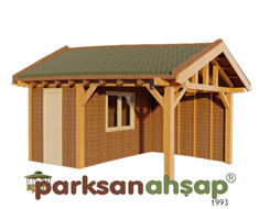 Ahşap Tek Odalı Kamelya 300(L)x535(W)x330(H) - 70264