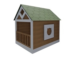Ahşap Köpek Kulübesi - 71105